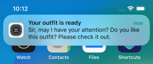 Dressrious Notification
